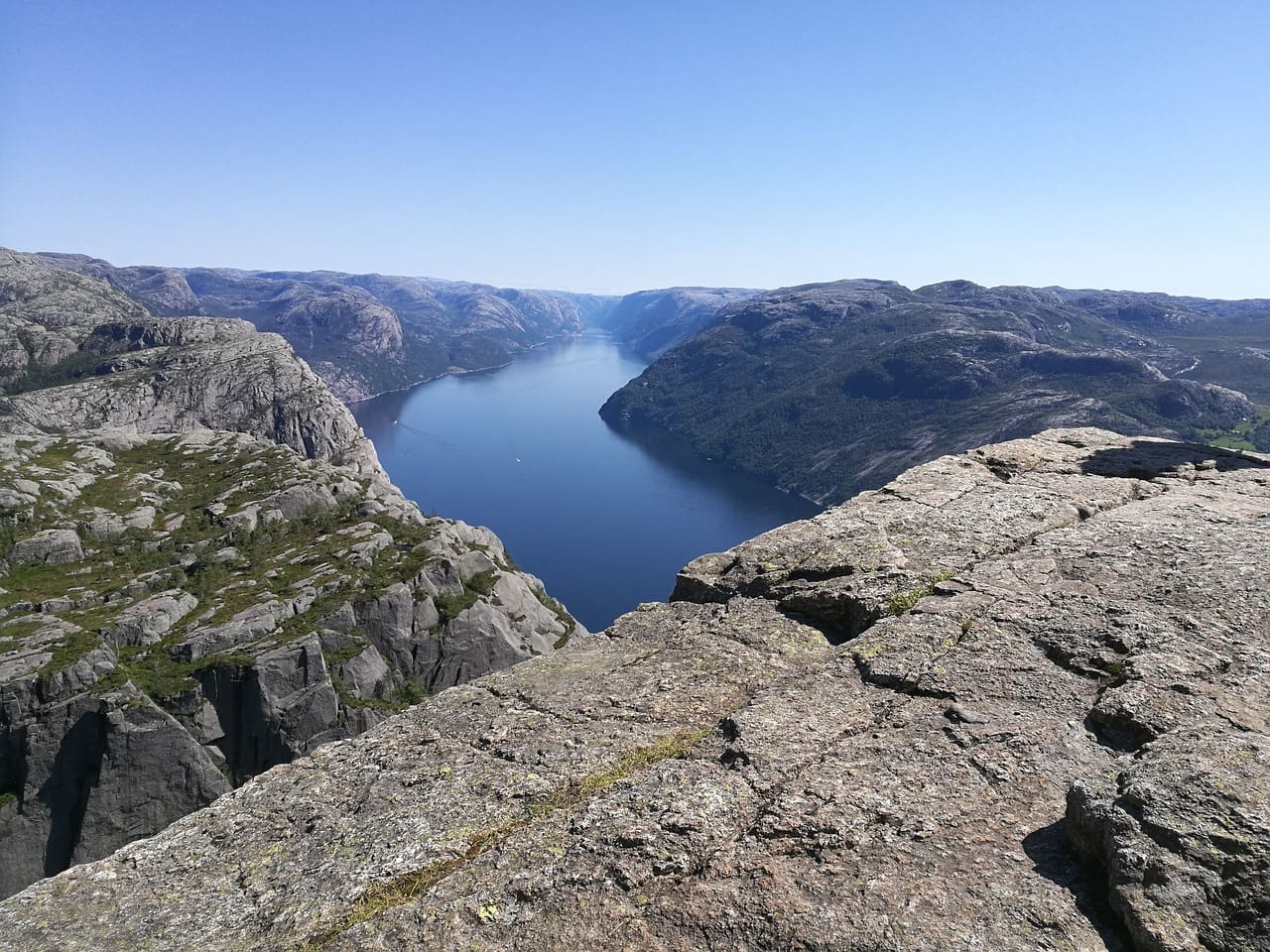 Mira Noruega desde arriba